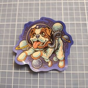 10/$10 Sticker Space Dog Astronaut Puppy
